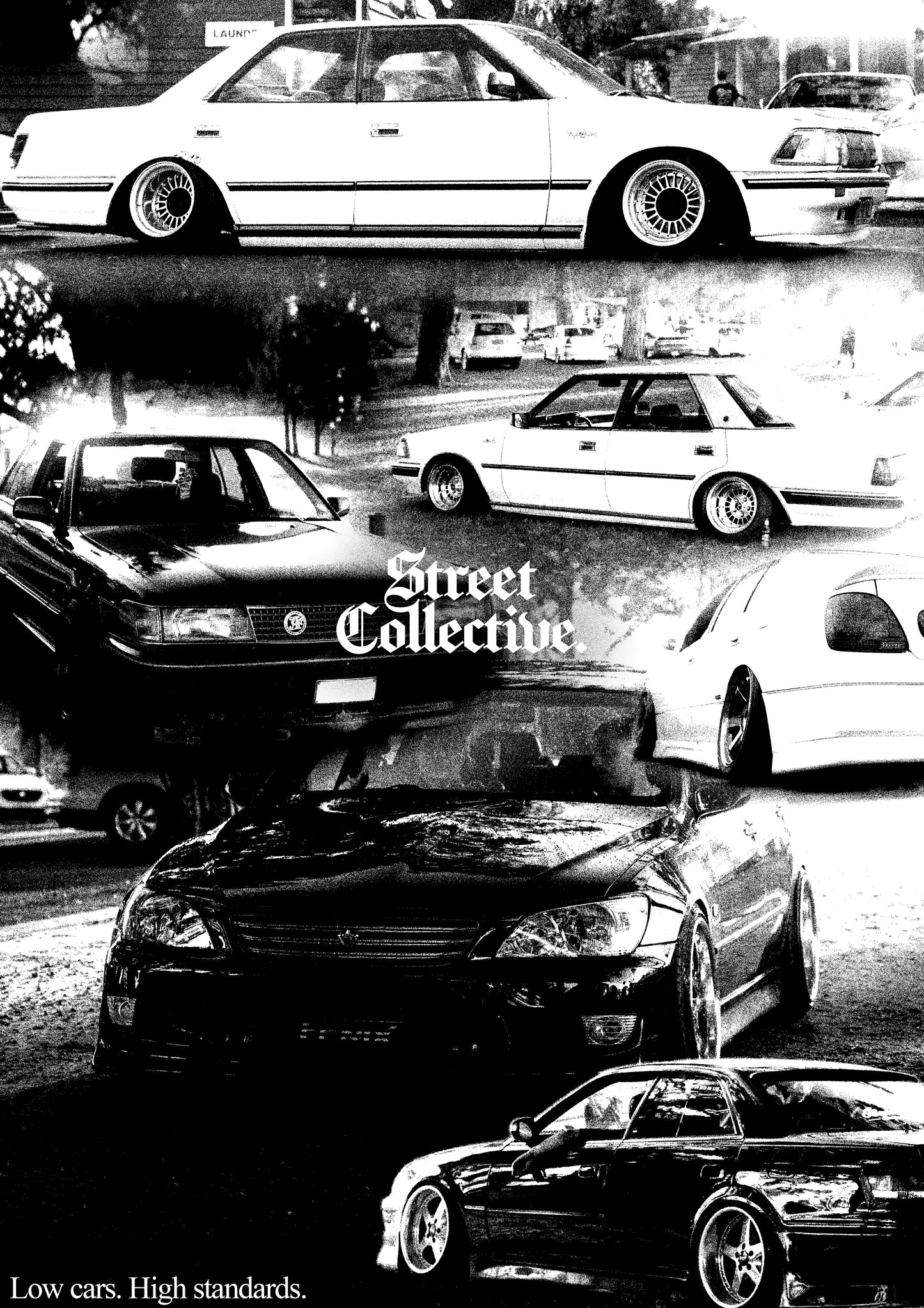 Monochrome "High Standards" A3 Wall Art